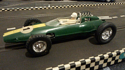 Slotcars66 Lotus 25 1/40th scale Champion slot car green #1 